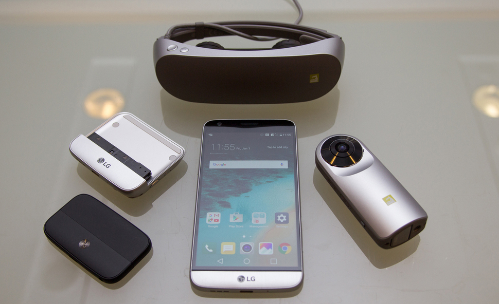 LG G5-модульные аксессуары