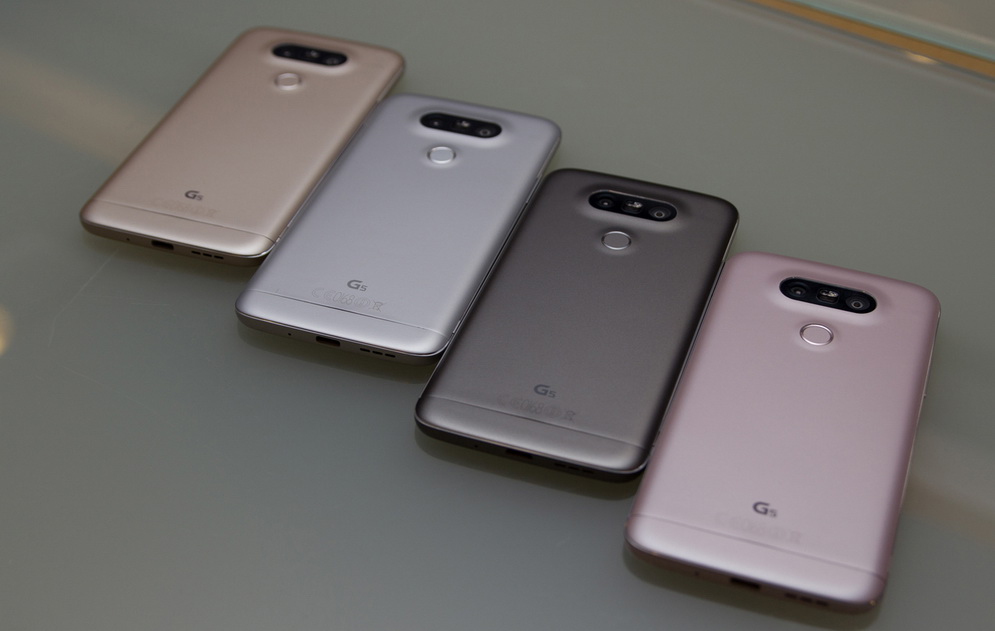 LG G5-выбор расцветок