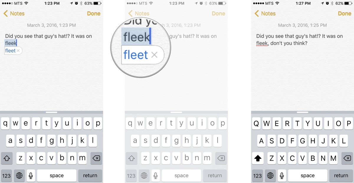 Как редактировать и форматировать текст на iPhone и iPad - Как приостановить автокоррекцию