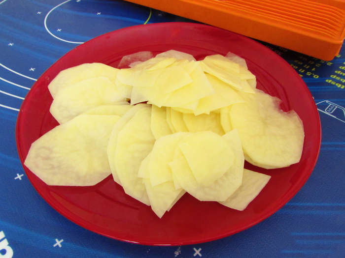 Картофель-тонко нарезанный