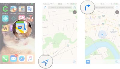 Как пользоваться Картами на iPhone и iPad - Поделиться маршрутами с помощью AirDrop