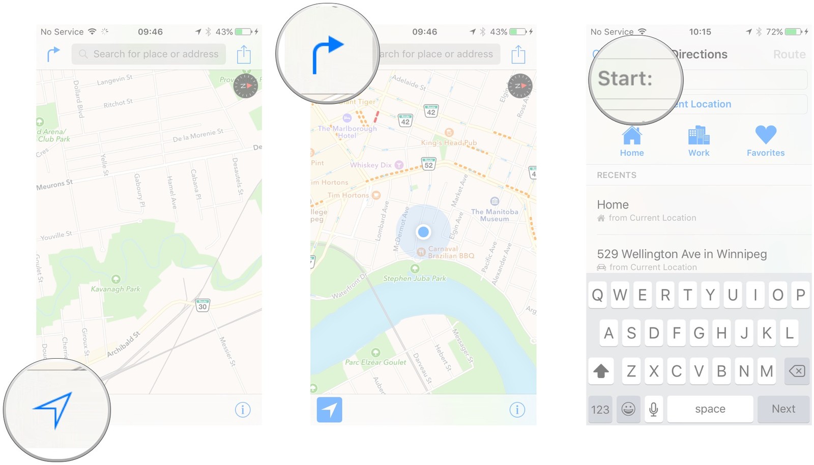 Как пользоваться Картами на iPhone и iPad - Создание маршрута для ГуглКарт