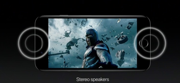 iPhone 7-стереодинамики