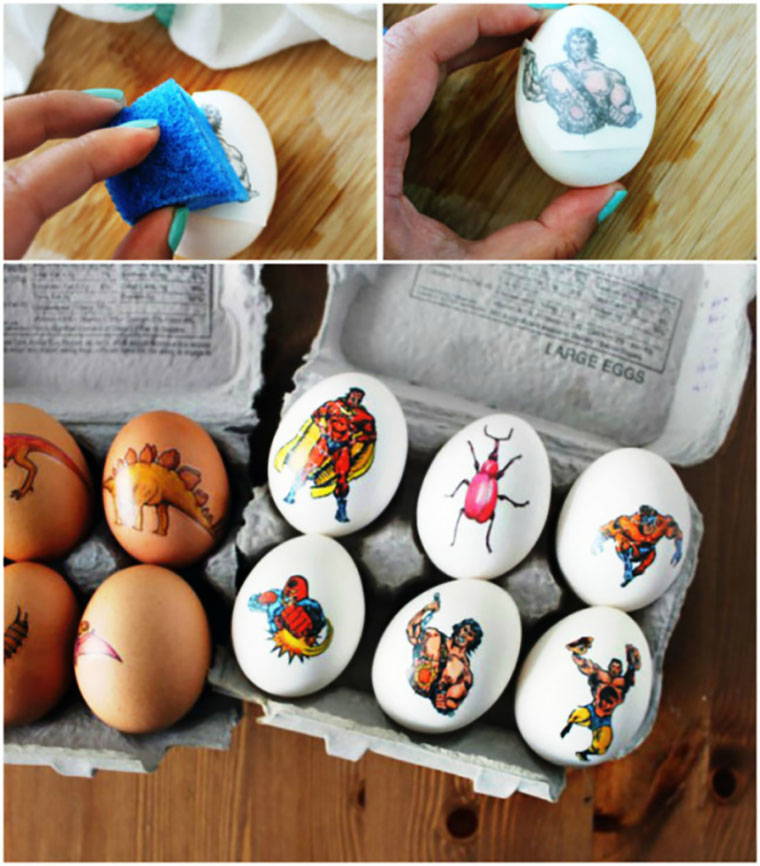 Татуированные пасхальные яйца
