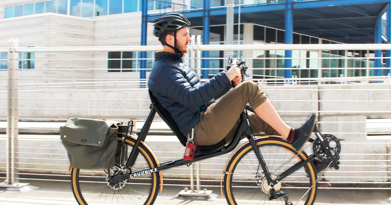 Практичный велосипед с удобным сиденьем