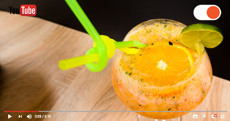 Апельсиновий лимонад з Полуницею – Готуємо смачно і легко