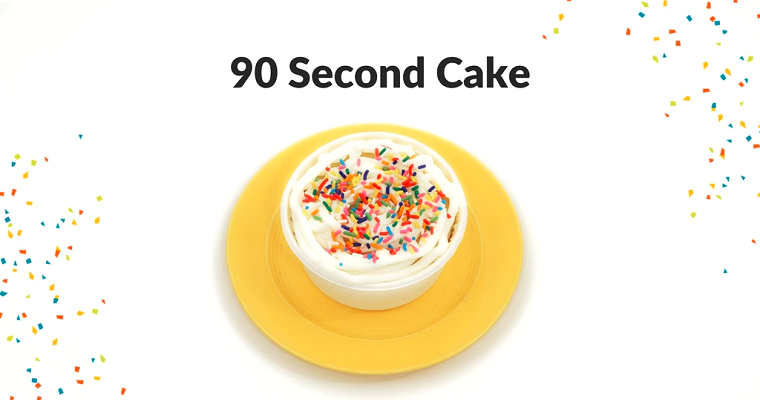 Приготувати тортик за 90 секунд? Легко!