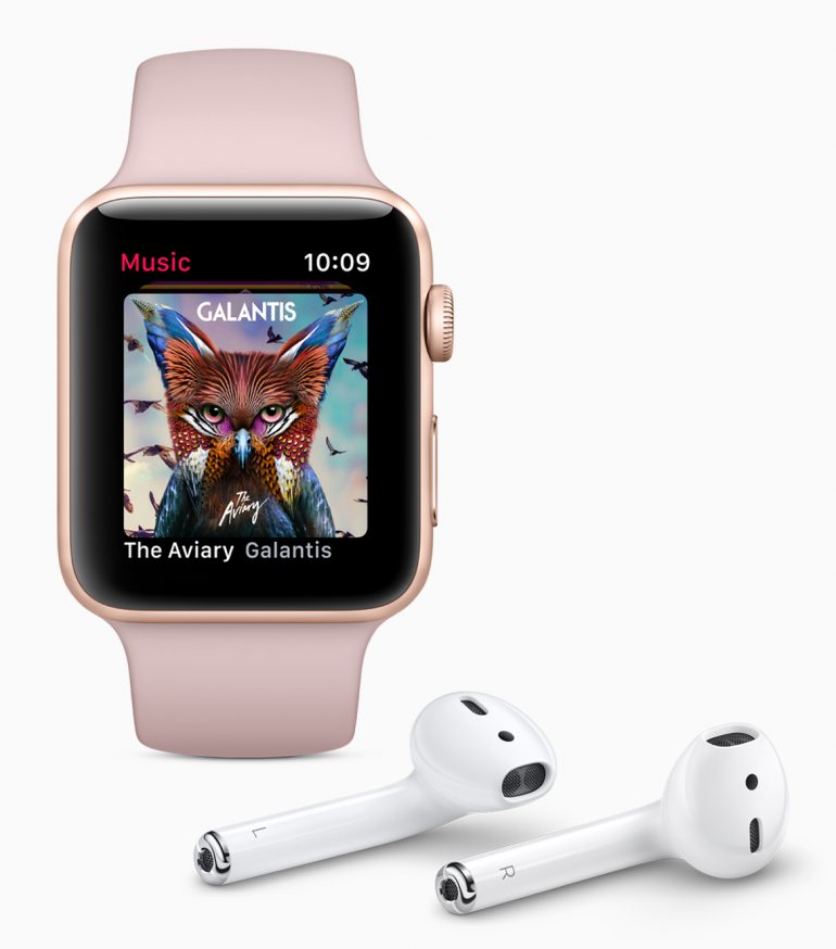Apple Watch Series 3 со встроенным модемом LTE-Apple Music