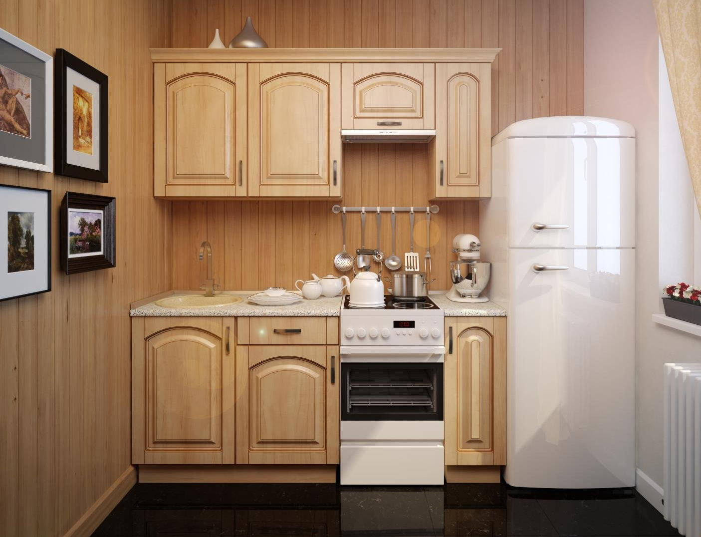 Какой компрессор лучше выбрать для холодильника - белый холодильник на кухне
