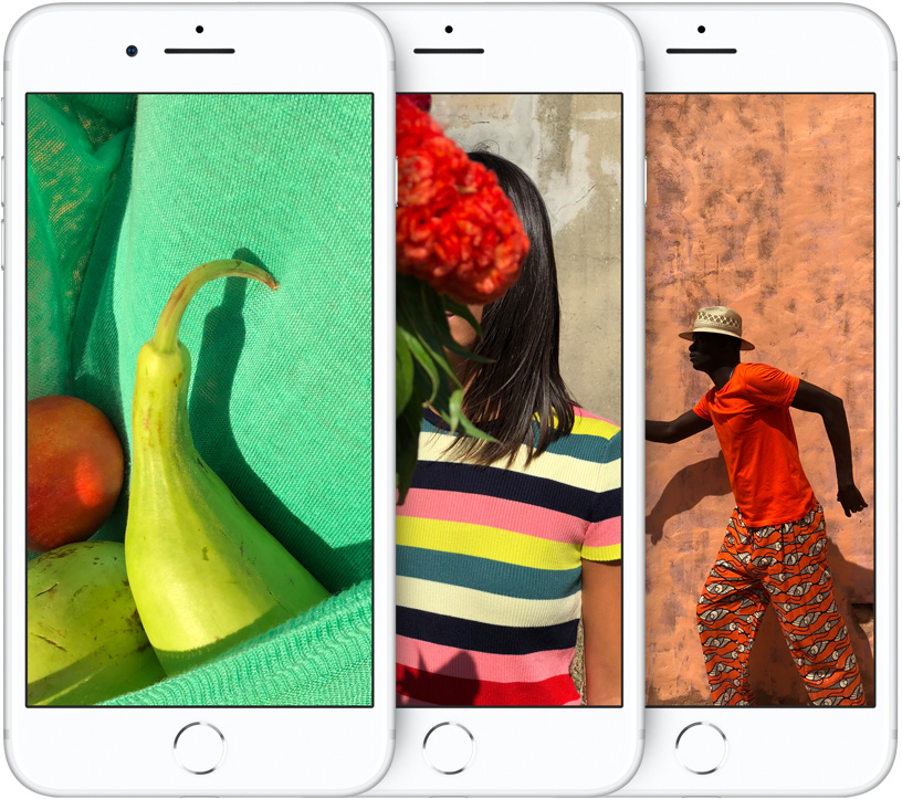 iPhone 8-display brilliant colors
