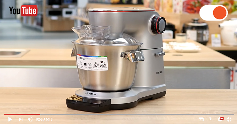 Кухонная машина Bosch OptiMUM со встроенными весами ▶️ Обзор флагмана серии MUM9AX5S00