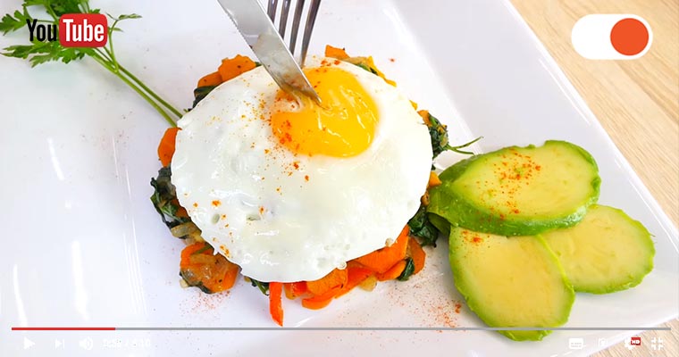 Овощной микс с Авокадо и Яйцом — Простые рецепты вкусных блюд