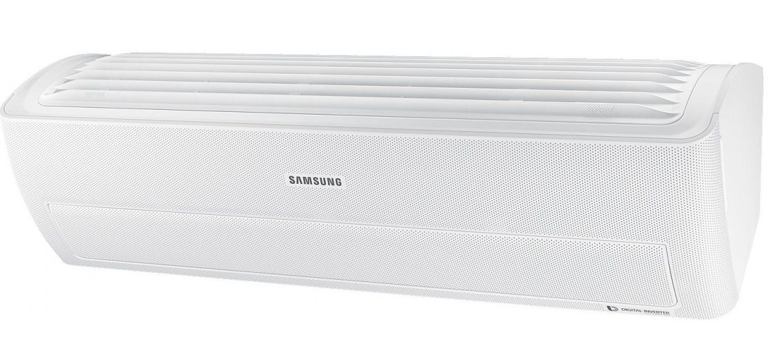 Обзор новых кондиционеров Samsung с инновационной технологией Wind Free - кондиционер Samsung фронтальная часть