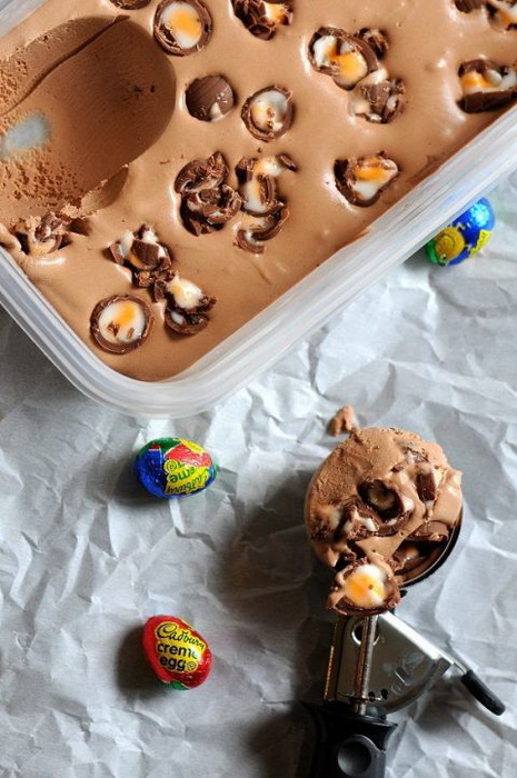 Cadbury Creme Egg Ice Cream-photo