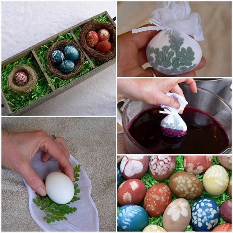 Пасхальные яйца-окрашивание