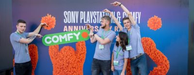 COMFY и Sony отпраздновали продажу 500 млн геймконсолей Sony Playstation.