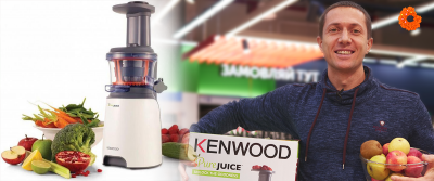 Тест-огляд соковижималки KENWOOD JMP600WH! 3 вітамінних коктейля від Дениса Мініна! (COMFY)