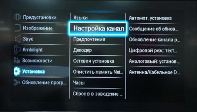 Налаштування безкоштовних каналів на Смарт ТВ