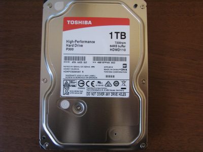 Жёсткий диск Toshiba P300 1TB HDWD110UZSVA