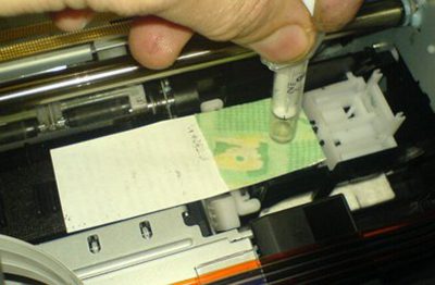 Чистка печатающей головки принтера EPSON