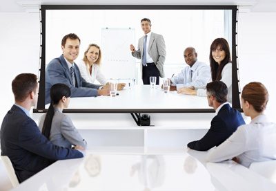 Business Team at a Video Conference
