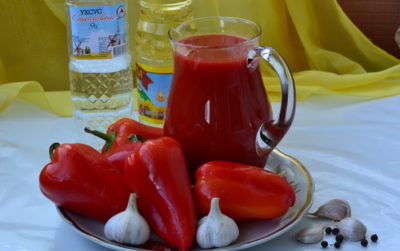 Томатный сок с болгарским перцем