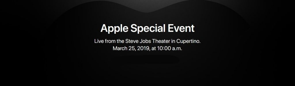 25 марта состоится презентация продуктов Apple