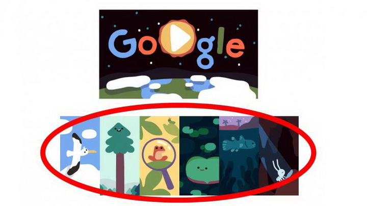 День Земли-Google