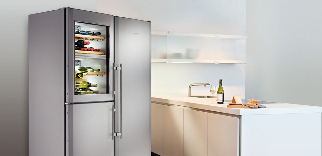 Какие бывают холодильники по объёму_самые вместительные модели - холодильник с прозрачной дверцей
