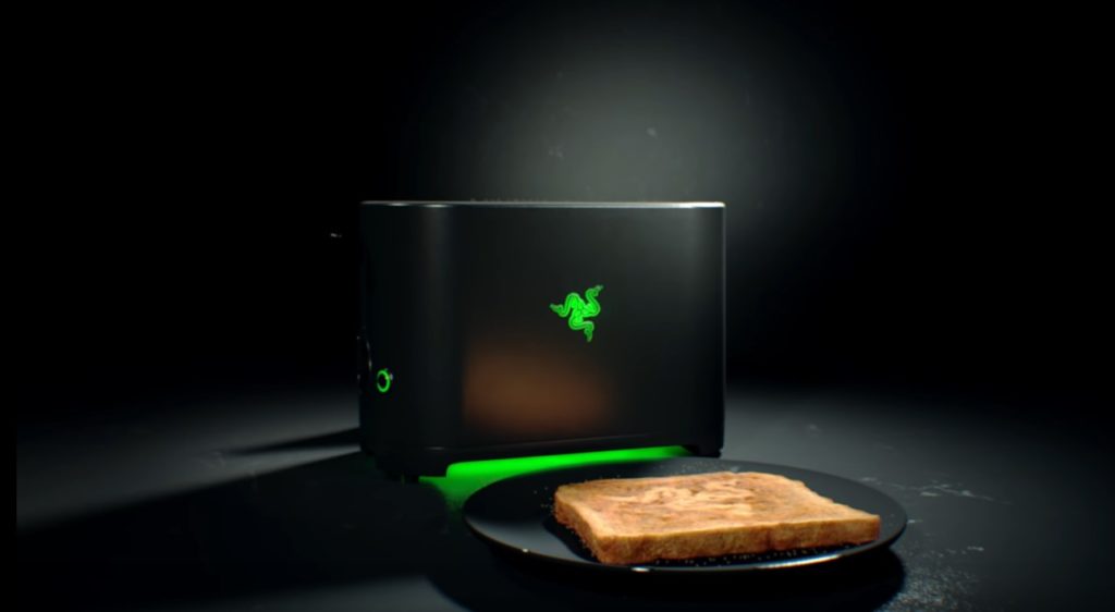 Знаменита в колі геймерів компанія Razer випустить … тостер