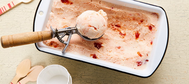 Томатное мороженое-с базиликом