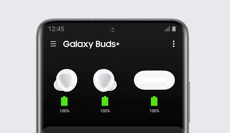 Samsung Galaxy Buds+-уровень заряда
