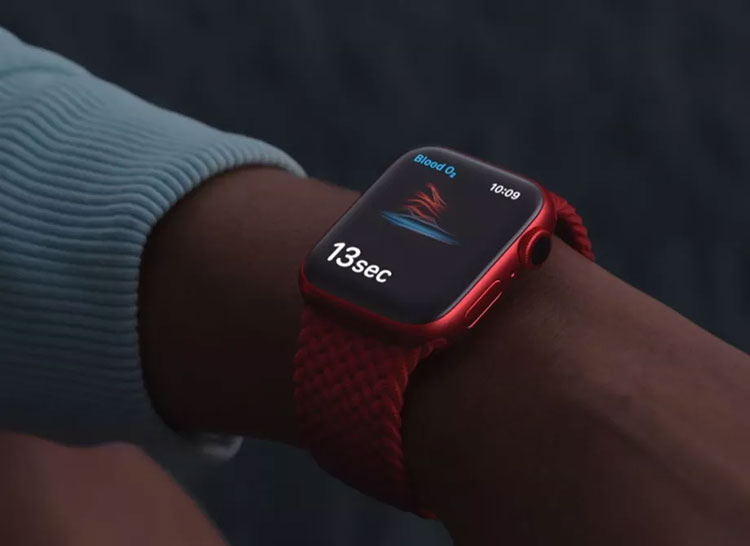 Apple Watch Series 6-измерения уровня кислорода