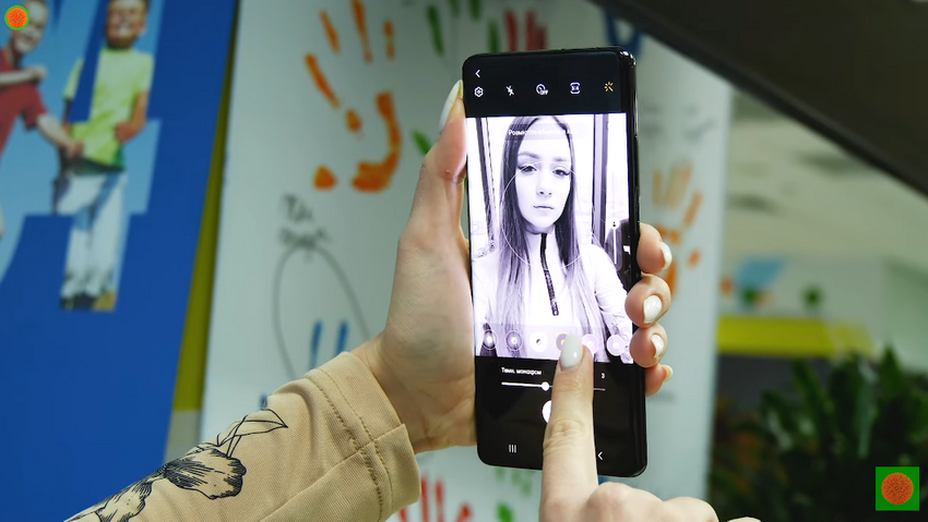 Samsung Galaxy S21-портретный режим выбор освещения