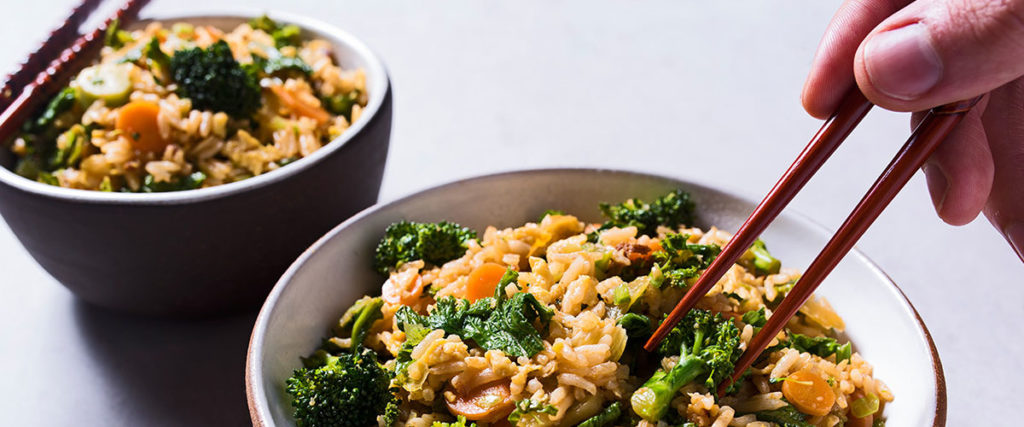 Простой рецепт риса с овощами