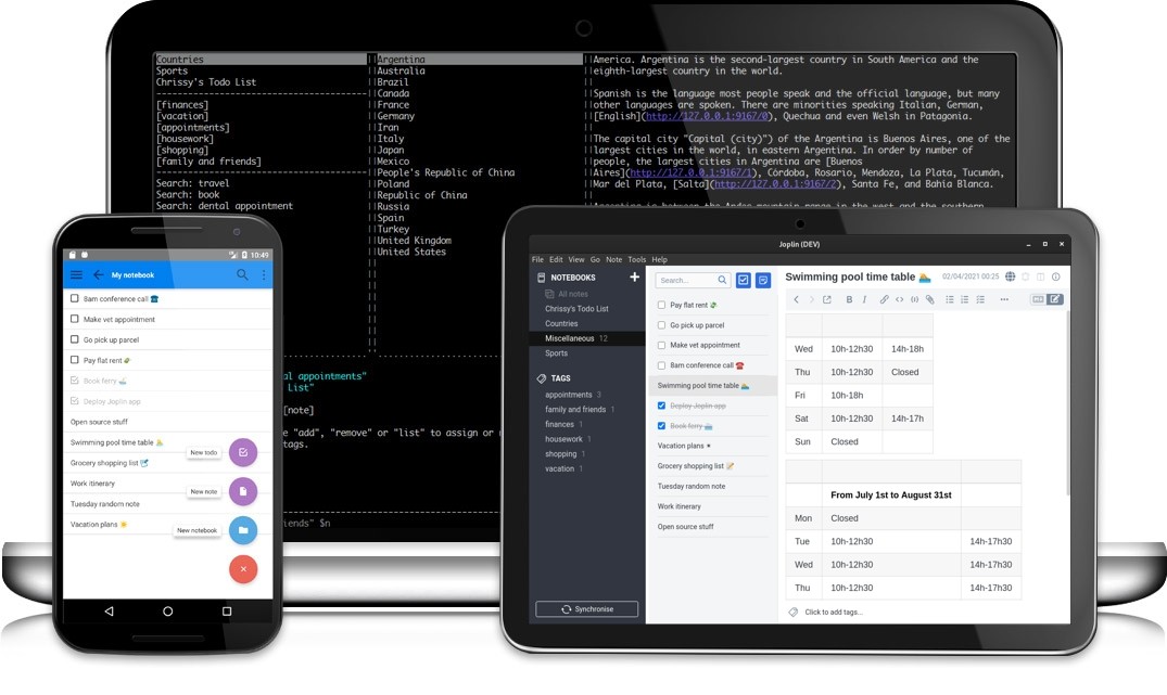 Joplin — приложение для заметок с открытым исходным кодом