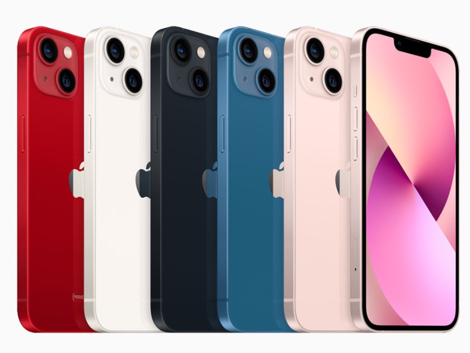 Apple iPhone 13-расцветки новых Айфонов.