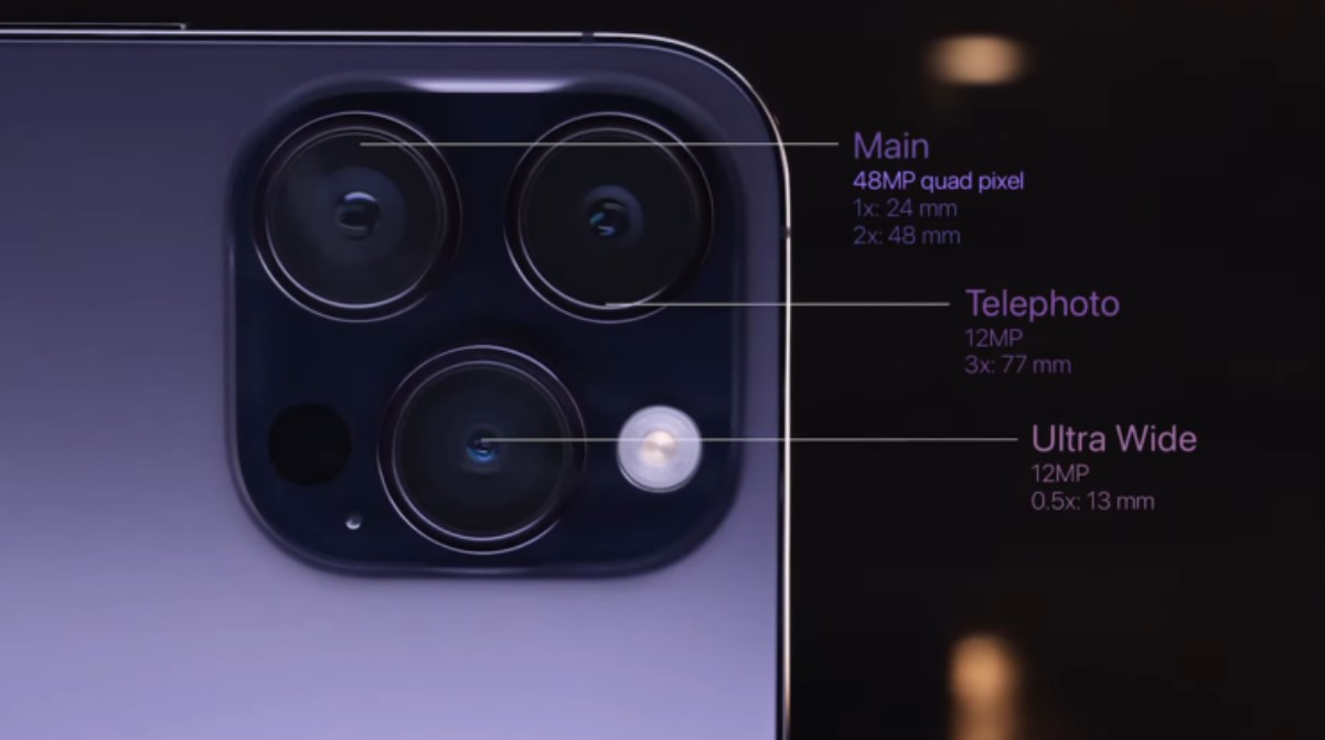 Apple iPhone 14 Pro Max-основная камера характеристики
