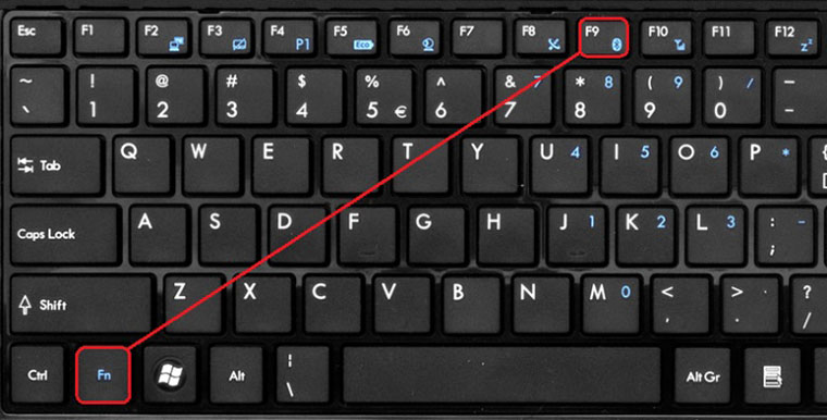 Bluetooth горячие клавиши