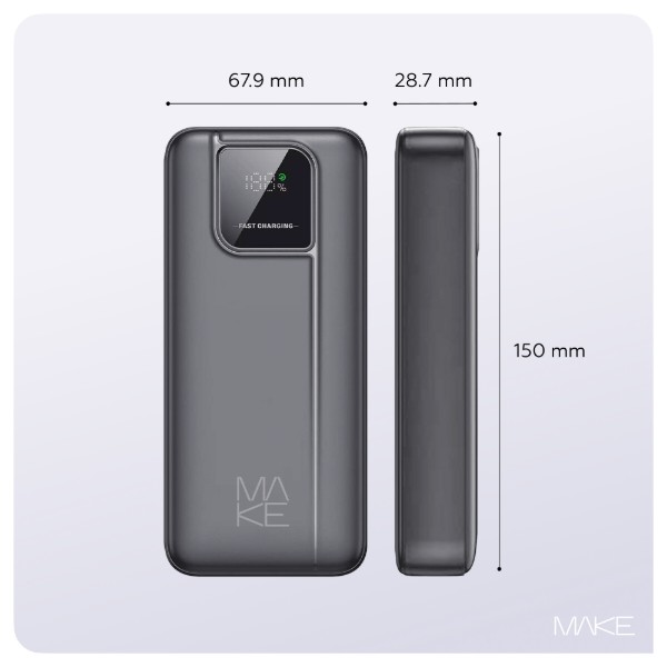 MAKE 20000mAh 22.5W Basic Black