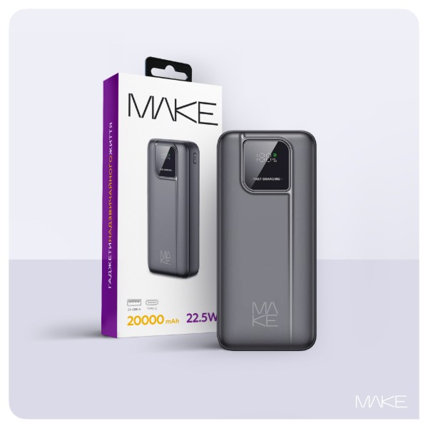 MAKE 20000mAh 22.5W Basic Black