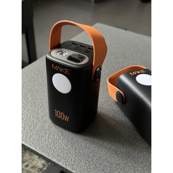 MAKE 100W PD+QC 60000 mAh Black