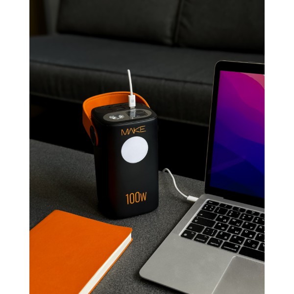 MAKE 100W PD+QC 60000 mAh Black