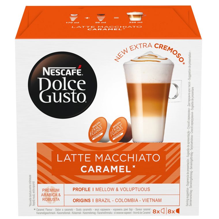 Nescafe DOLCE GUSTO Latte Macchiato Карамель