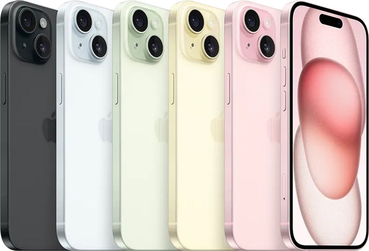 iPhone 15 цвета