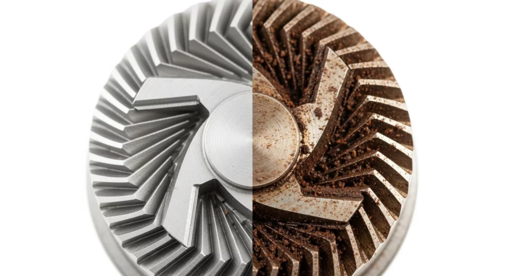 Очистка кофемолки от